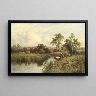 Henry H Parker - A Norfolk stream.webp