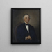 Daniel Hainesin maalaus, luokka 1820 - Henry Harrison — kehystetty taideteos seinällä