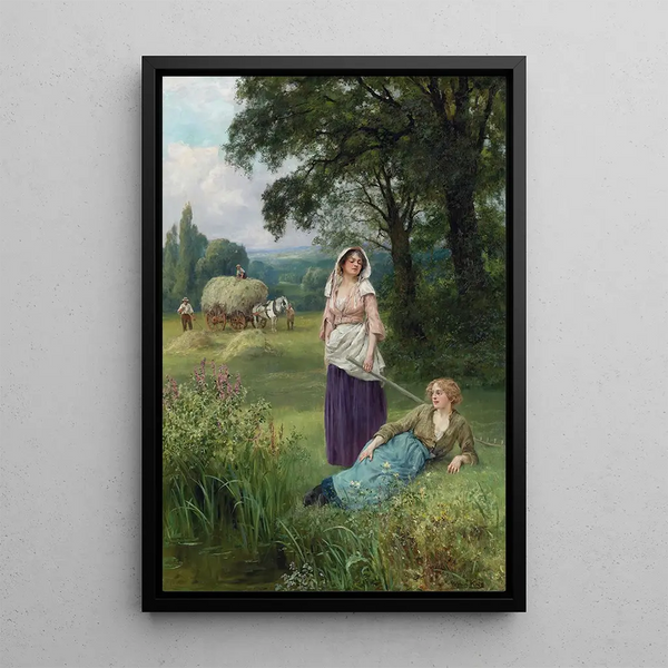 Henry John Yeend King - Haymaking.webp