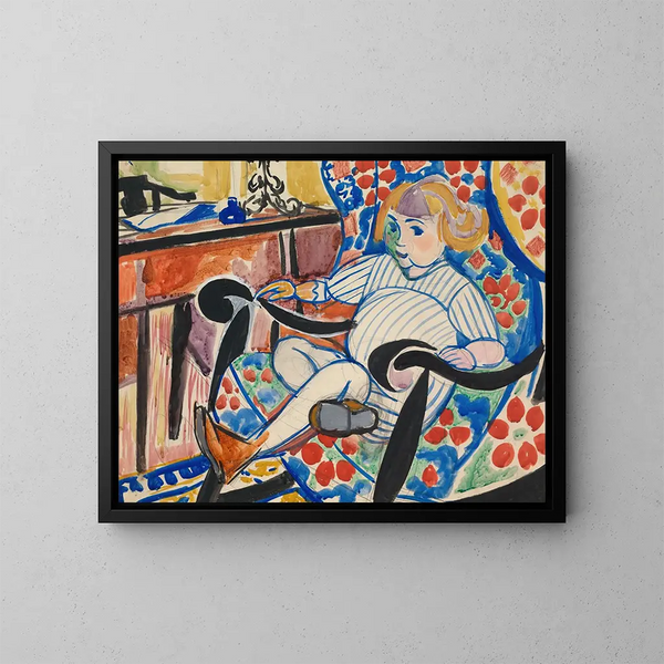 Gouache - Henry Lyman Saen — kehystetty taideteos seinällä