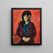Portrait d'une fille - Henry Lyman Saen — kehystetty taideteos seinällä