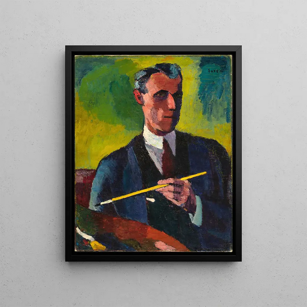 Autoportrait - Henry Lyman Saen — kehystetty taideteos seinällä