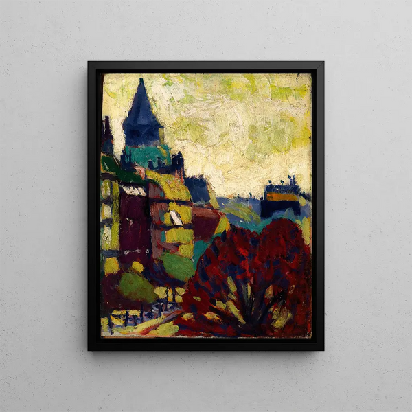 St Germain des Prés - Henry Lyman Saen — kehystetty taideteos seinällä