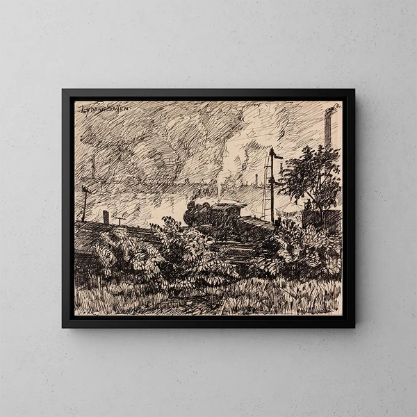 Le Schuylkill n° 6 - Henry Lyman Saen — kehystetty taideteos seinällä