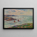 Länsisataman sisäänkäynti Doëlanissa, Finistère - Henry Moret — kehystetty taideteos seinällä