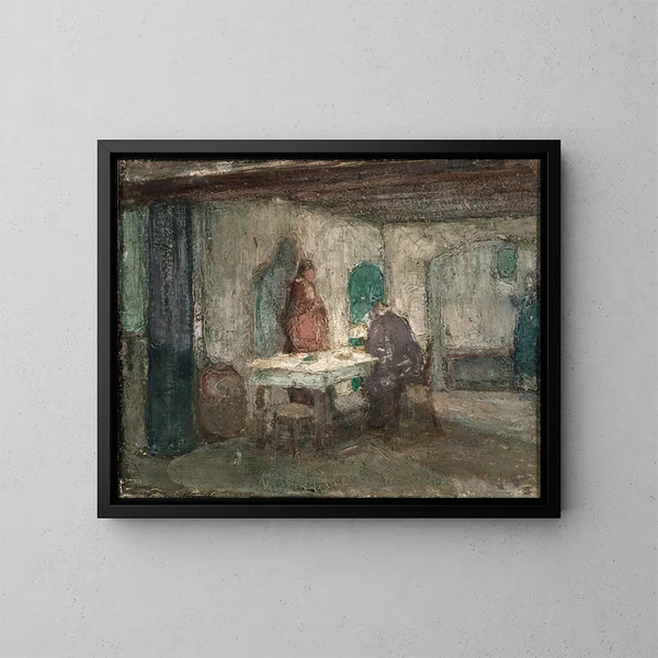 Ja hän katosi heidän näkyvistään - Henry Ossawa Tanner — kehystetty taideteos seinällä