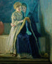 Kristus ja hänen äitinsä tutkivat kirjoituksia - Henry Ossawa Tanner — näkymä teoksesta