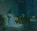 Daniel in the lion's den - Henry Ossawa Tanner — näkymä teoksesta
