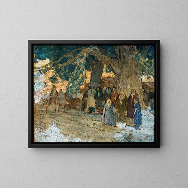 Hän paransi sairaat - Henry Ossawa Tanner — kehystetty taideteos seinällä