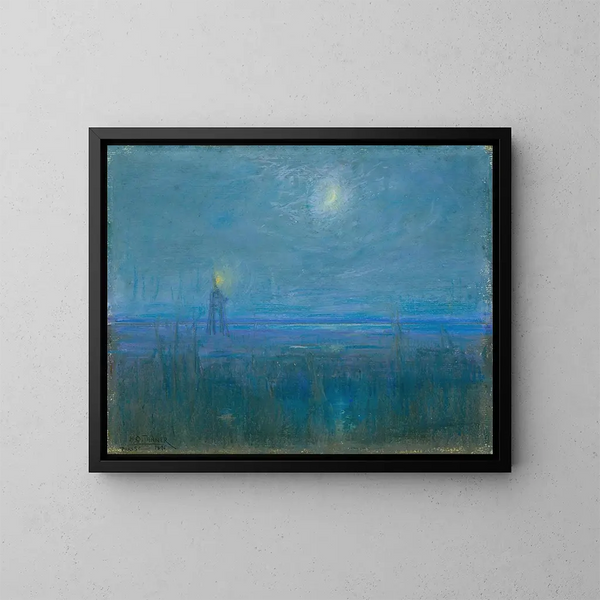 Marais du New Jersey - Henry Ossawa Tanner — kehystetty taideteos seinällä