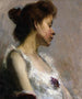 naisen muotokuvasta taiteilijan - Henry Ossawa Tanner — näkymä teoksesta