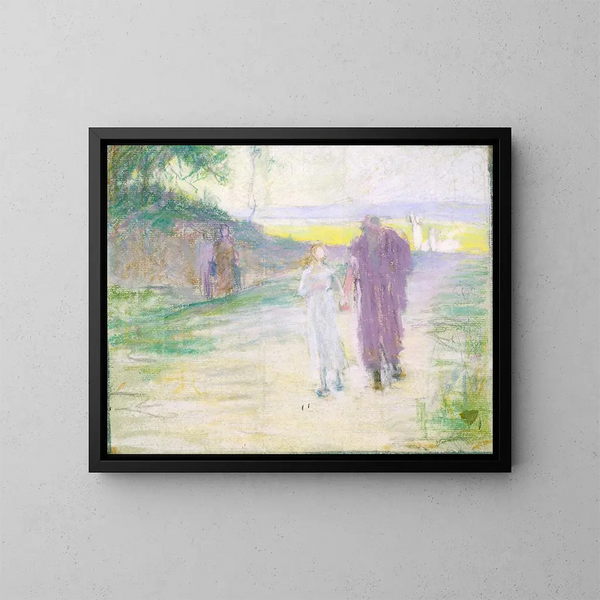 tutkimus lentämisestä Egyptissä - Henry Ossawa Tanner — kehystetty taideteos seinällä
