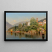 Villa Lac de Côme - Henry Pember Smith — kehystetty taideteos seinällä