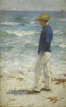 Merelle katsominen - Henry Scott Tuke — näkymä teoksesta