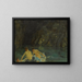 La Grotte - Henry Scott Tuke — kehystetty taideteos seinällä