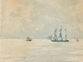 Barque à trois mâts - Henry Scott Tuke — näkymä teoksesta