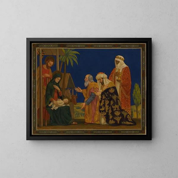 Les Mages - Henry Siddons Mowbray — kehystetty taideteos seinällä