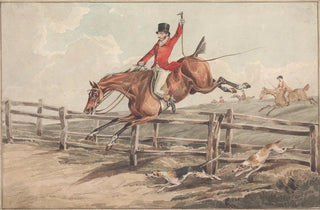 Henry Thomas Alken - Doing the Thing and the Thing Done Doing the Thing Well giving Dribblers the go bye.webp