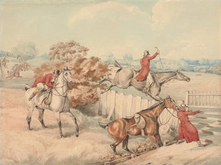 Henry Thomas Alken - Foxhunting The Leap.webp