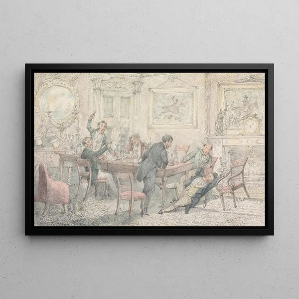 Henry Thomas Alken - Lift me Up Tie me in my Chair Fill my Glass.webp
