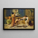 Le Banquet - Henry Thomas Schafer — kehystetty taideteos seinällä