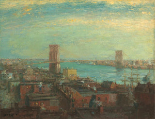 Pont de Brooklyn - Henry Ward Ranger — näkymä teoksesta
