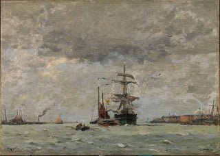 Henry Ward Ranger - Entrance To The Harbor.webp