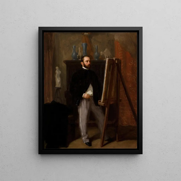 Henryk Rodakowski - SelfPortrait in the Studio.webp