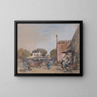 Delhi - Hercules Brabazon Brabazon — kehystetty taideteos seinällä
