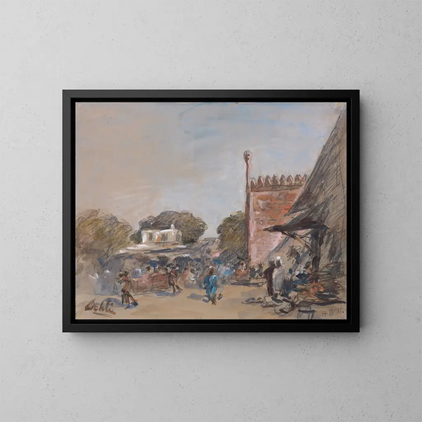 Delhi - Hercules Brabazon Brabazon — kehystetty taideteos seinällä