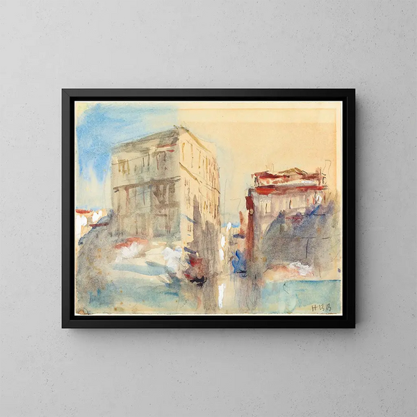 Palais sur le Grand Canal à Venise - Hercules Brabazon Brabazon — kehystetty taideteos seinällä