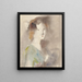 Portrait d'une femme - Hercules Brabazon Brabazon — kehystetty taideteos seinällä
