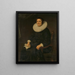 Portrait d'une femme - Hercules Sanders — kehystetty taideteos seinällä