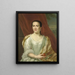 Margaretha Leuveling 1738-83 vaimo Justus Tjeenkistä - Herman Frederik van Hengel — kehystetty taideteos seinällä
