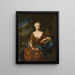 Lovisa Dorotea Sofia 1680-1705 Preussin prinsessa - Herman Hendrik de Quiter le Jeune — kehystetty taideteos seinällä
