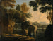 Cascade avec des pêcheurs - Herman van Swanevelt — näkymä teoksesta