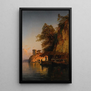 Hermann David Salomon Corrodi - Afternoon By The Sea.webp