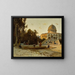 Le Dôme du Rocher Jerusalem - Hermann David Salomon Corrodi — kehystetty taideteos seinällä