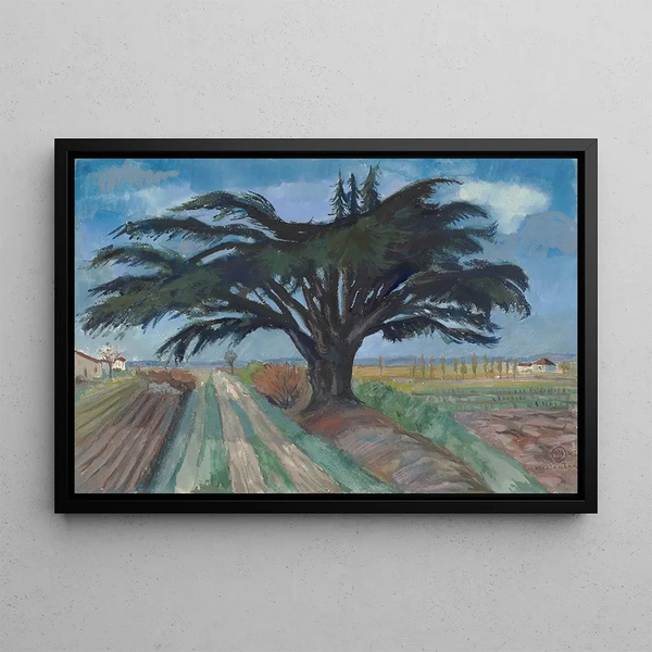 Hermann Lismann - Groer Baum zwischen Feldern bei Montauban.webp