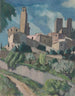 San Gimignano - Hermann Lismann — näkymä teoksesta