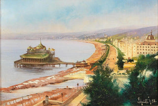 Hermann Schmidt - View Of The Promenade Des Anglais Nice.webp