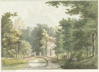 Hermanus Numan - Het landgoed Velzerbeek bij Velsen.webp