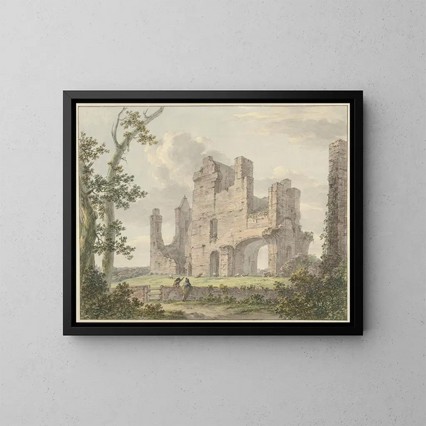 Rune de l'abbaye de Rijnsburg - Hermanus Numan — kehystetty taideteos seinällä