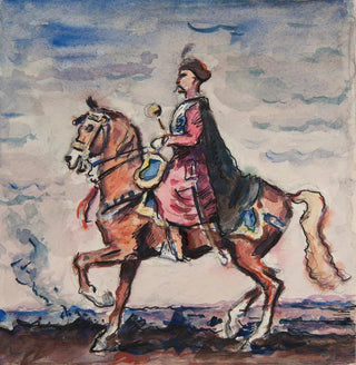 Hetman à cheval Bohdan Zenobi Chmielnicki 1595-1657 - Ivan Ivanec