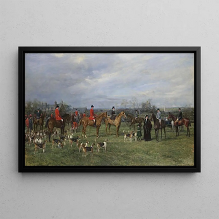 Heywood Hardy - Meet Of The Quorn Hounds At Kirby Gate November 7.webp