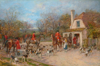 Heywood Hardy - The stirrup cup.webp