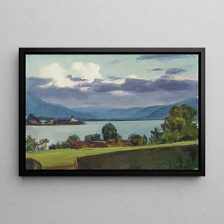 Hiasl MaierErding - Blick von Balkon auf die Fraueninsel.webp