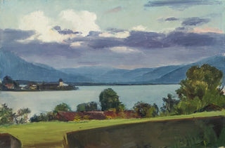 Hiasl MaierErding - Blick von Balkon auf die Fraueninsel.webp