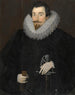 Portrait de Sir John Harrington - Hieronimos Custodis — näkymä teoksesta