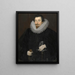 Portrait de Sir John Harrington - Hieronimos Custodis — kehystetty taideteos seinällä